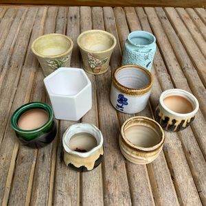 Collection of Miniature Planters